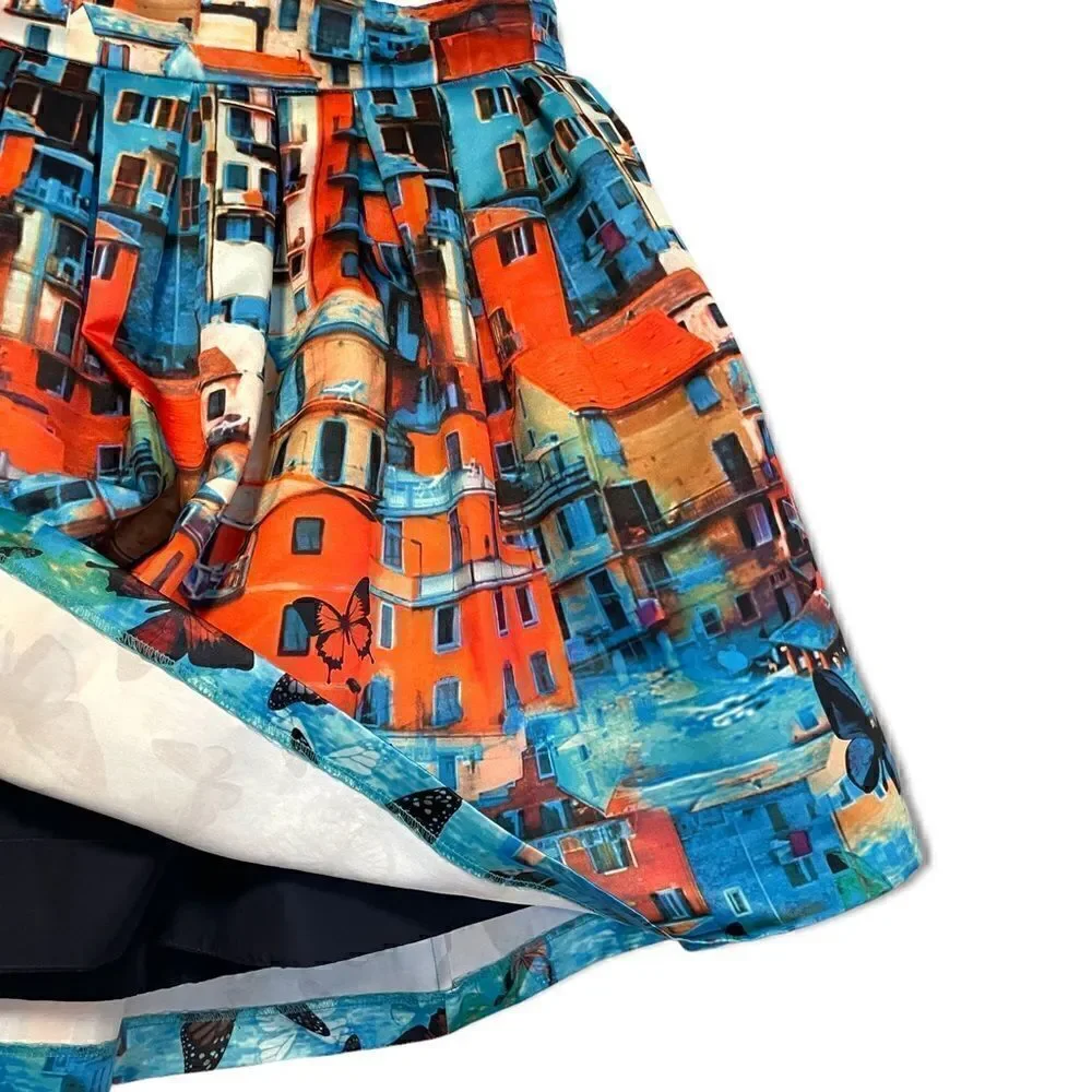 ALICE + OLIVIA Printed Mini Skirt | Size: XS |